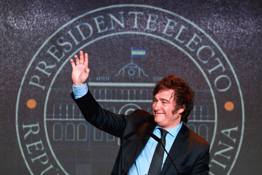 Javier Milei, presidente da Argentina (Luis Robayo/AFP)