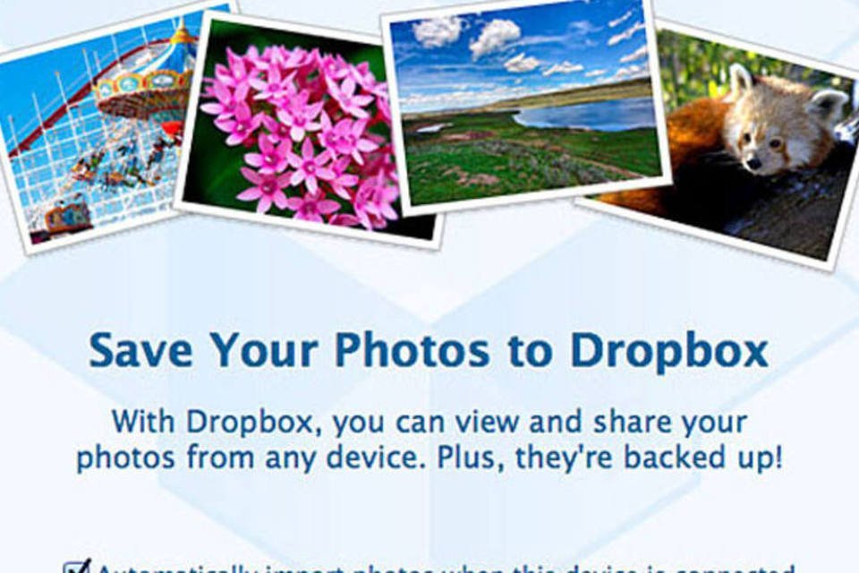 Contra iCloud, Dropbox testa upload automático de fotos