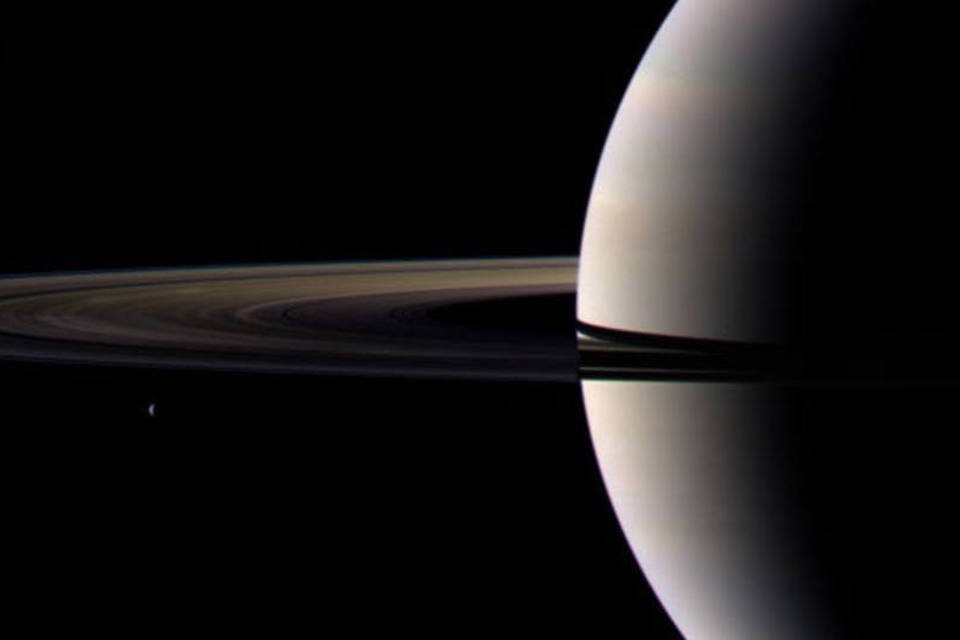 Lua perdida há muito tempo poderia ser a origem dos anéis de Saturno