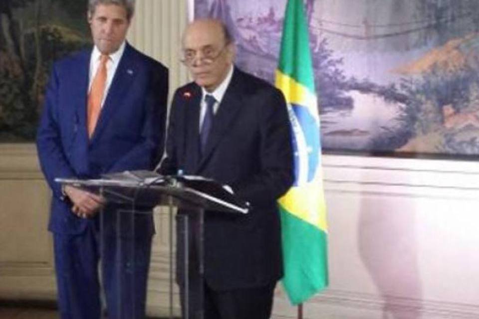 Serra e Kerry dizem que Brasil e EUA entram em nova fase