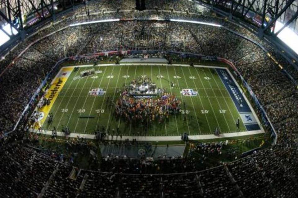 Estádio em final do Super Bowl (A. Messerschmidt/Getty Images)