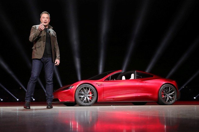 Musk apresenta o novo Roadster (Tesla, Handout via Reuters/Reuters)
