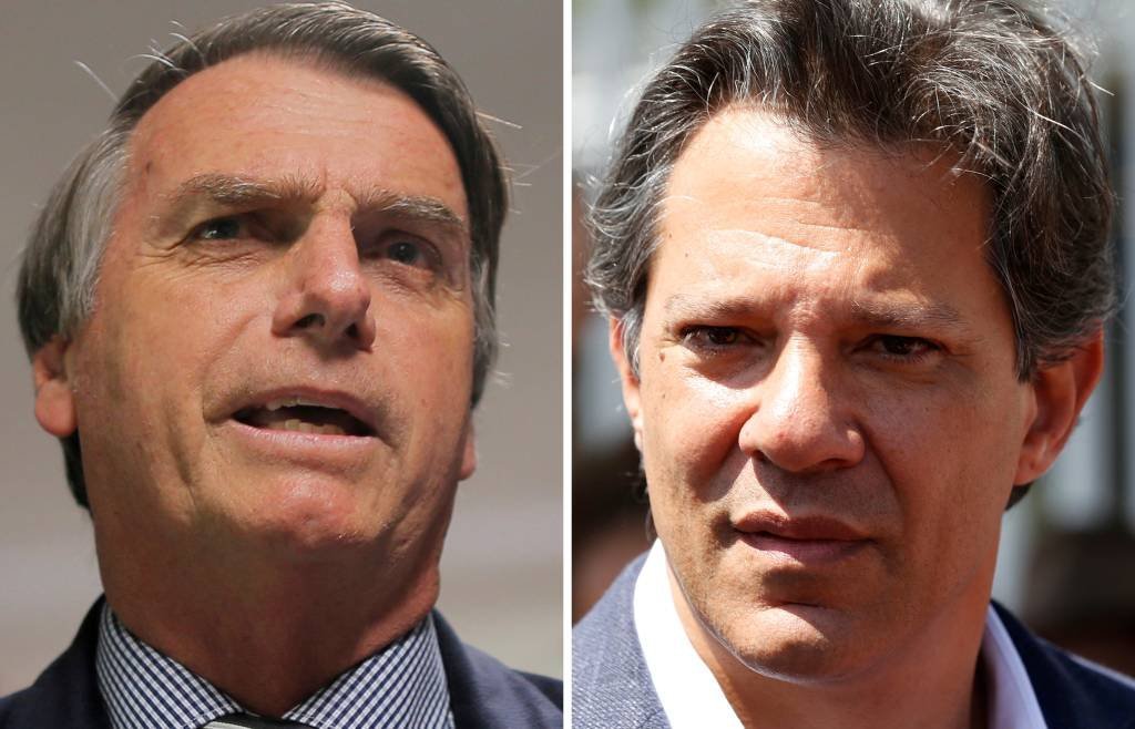 Pesquisa MDA/CNT indica empate técnico entre Bolsonaro e Haddad
