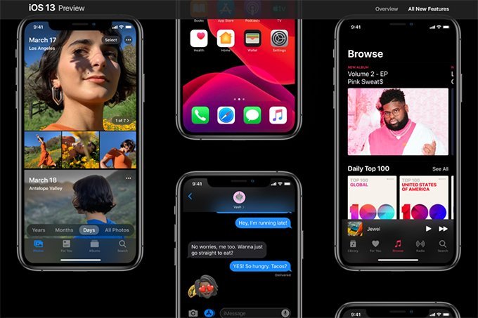 Apple anuncia novos recursos para iPhones com iOS 13