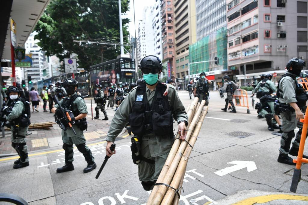 Milhares de manifestantes em Hong Kong contra projeto de segurança chinês