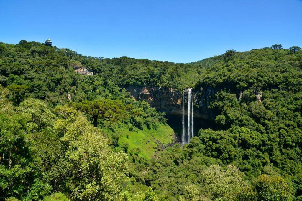 Cascata do Caracol, no Rio Grande do Sul (Renato Soares/Divulgação)