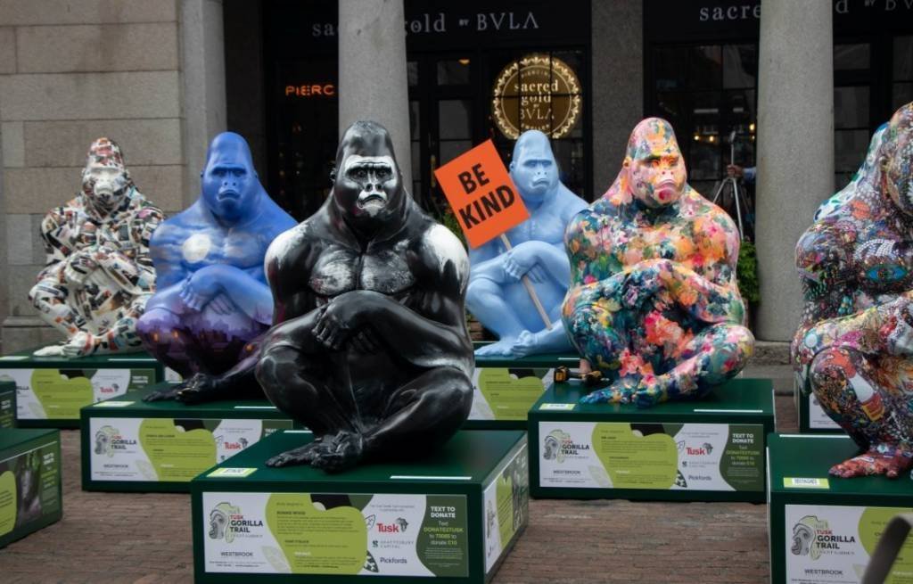 PLAY: Após polêmica, os gorilas chegaram em Londres
