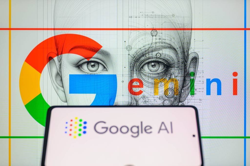 Imagem referente à notícia: Após polêmica sobre imagens, Gemini, do Google, é criticado por gerar respostas tendenciosas