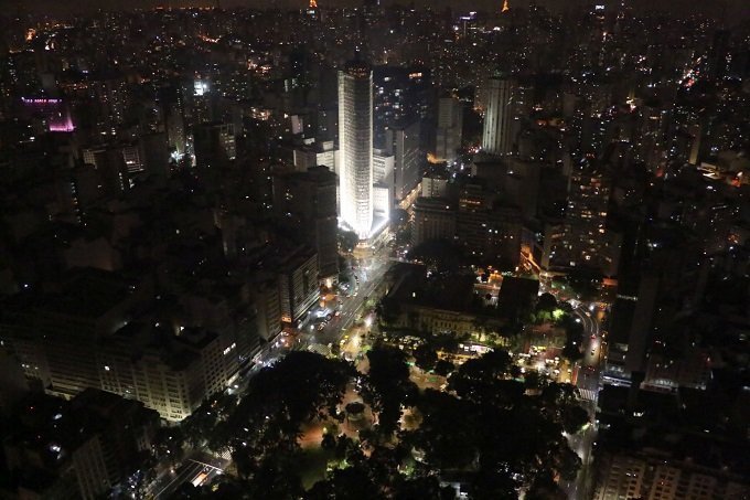 Vista panorâmica de São Paulo, durante passeio da High Class