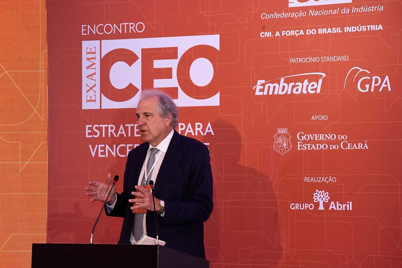 Rubens Menin, presidente do conselho de administração da MRV, no Encontro de CEOs Exame 2017