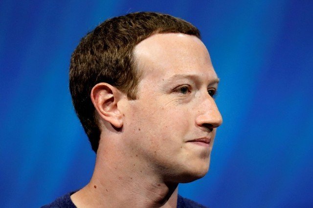 FILE PHOTO: Facebook’s founder and CEO Mark Zuckerberg speaks at the Viva Tech start-up and technology summit in Paris
