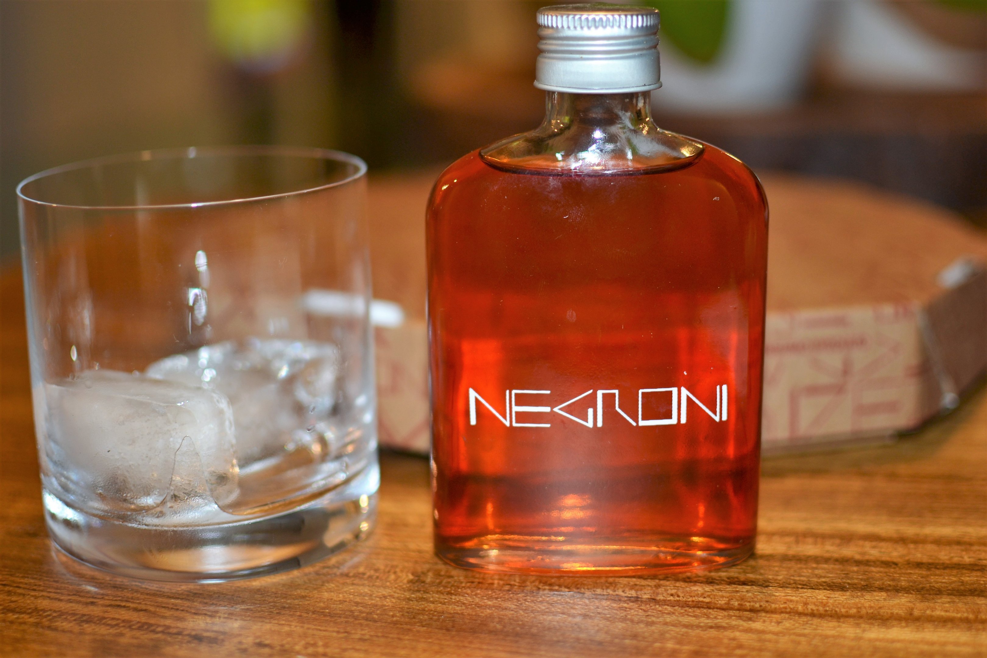 Drinque para entrega do Negroni