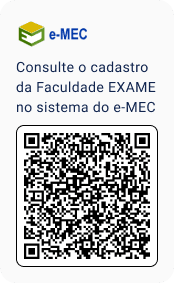 QR Code para consulta ao cadastro da Faculdade Exame no sistema e-MEC