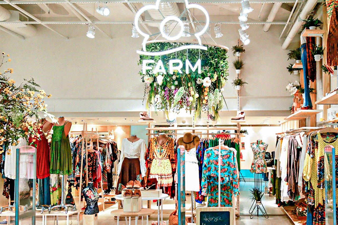 Fachada de loja Farm: metade da receita consolidada do grupo de 2019 (Divulgação/Divulgação)