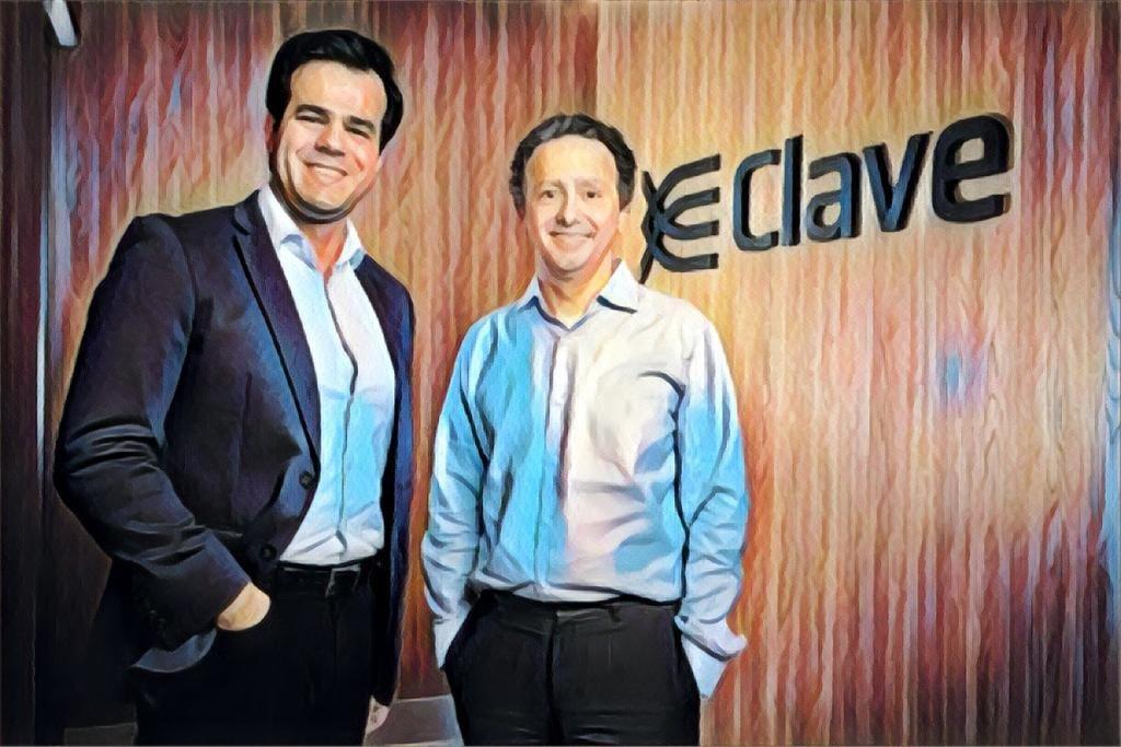 Rubens Henriques (à esquerda), CEO da Clave, André Caldas (à direta), à frente da renda variável: “O mercado está cada dia mais difícil. Requer cada vez mais análises mais profundas e mais rápidas. Mas também precisa de cabelo branco” (Eduardo Frazão/Exame)