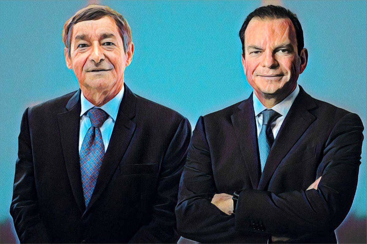 Décio Silva (WEG) e Roberto Sallouti (BTG), da esquerda para direita: fundos patrimonais para universidades podem ter papel importante para solucionar lacuna de profissionais de tecnologia no país (Rodrigo Arsego/BTG/Divulgação)