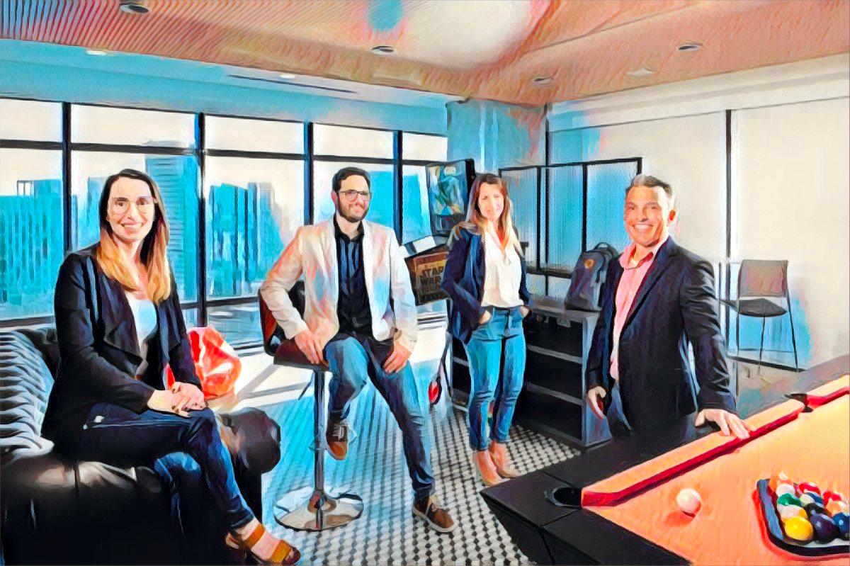 Pismo: Da esquerda para a direita: Juliana Motta (cofundadora e CPO), Ricardo Josua (cofundador e CEO),
(Germano Lüders/Exame)