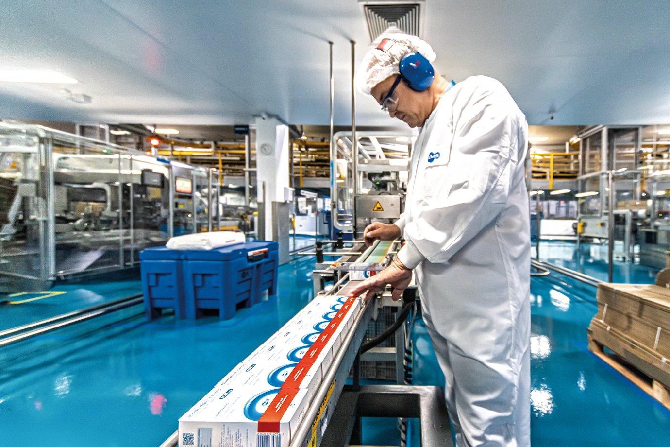 Fábrica de medicamentos da EMS, em Hortolândia (SP): a planta foi modernizada para produzir a semaglutida (Leandro Fonseca/Exame)