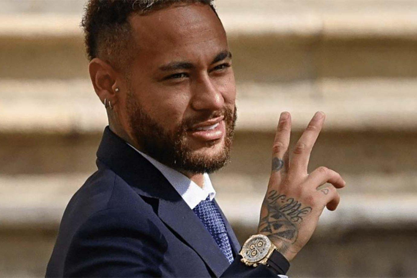 Neymar com o Rolex Daytona Eye of the Tiger no pulso (Reprodução/Instagram)