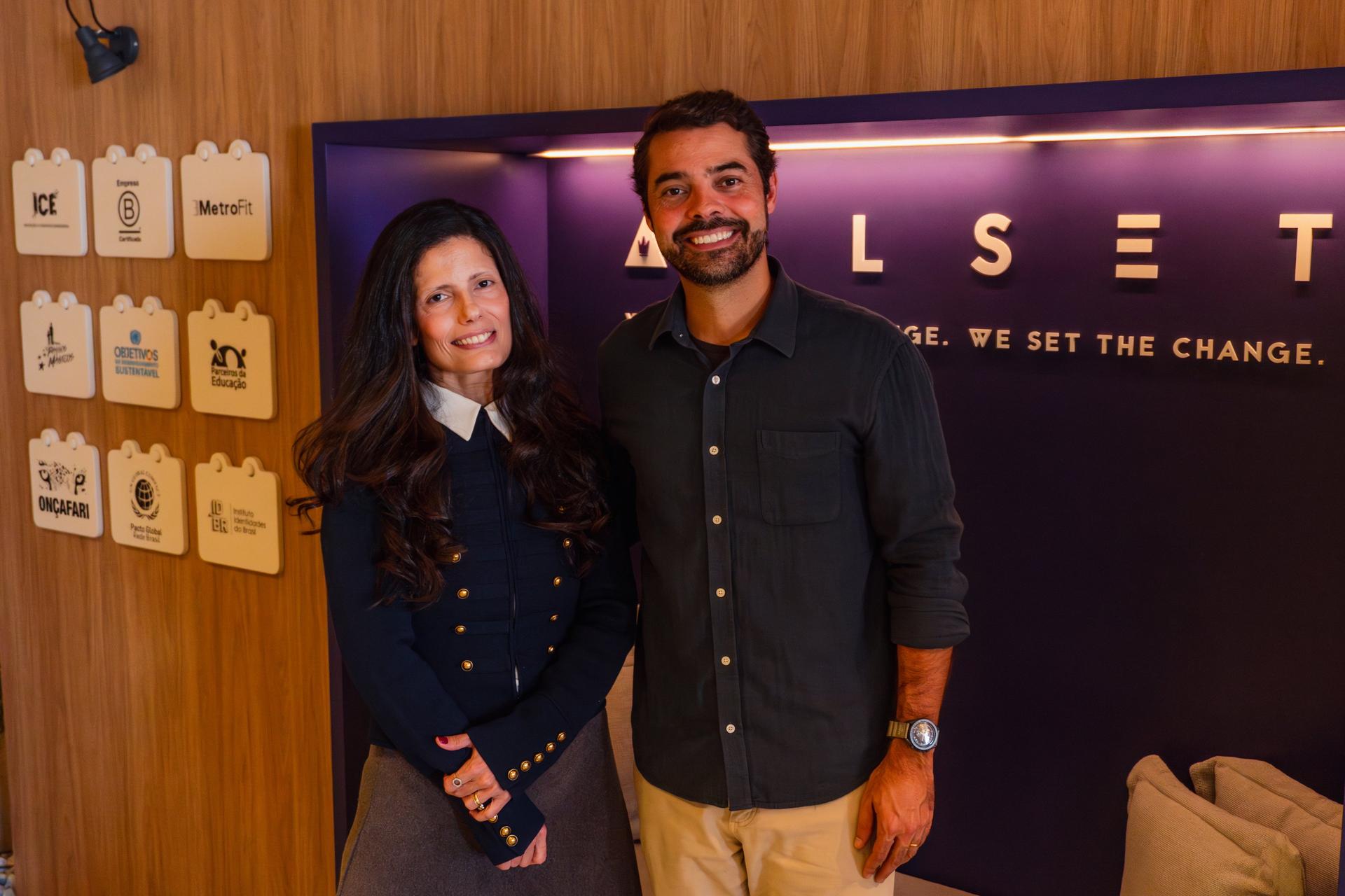 Priscilla Marins e Leopoldo Jereissati, sócios da All Set Media  (All Set Media /Divulgação)