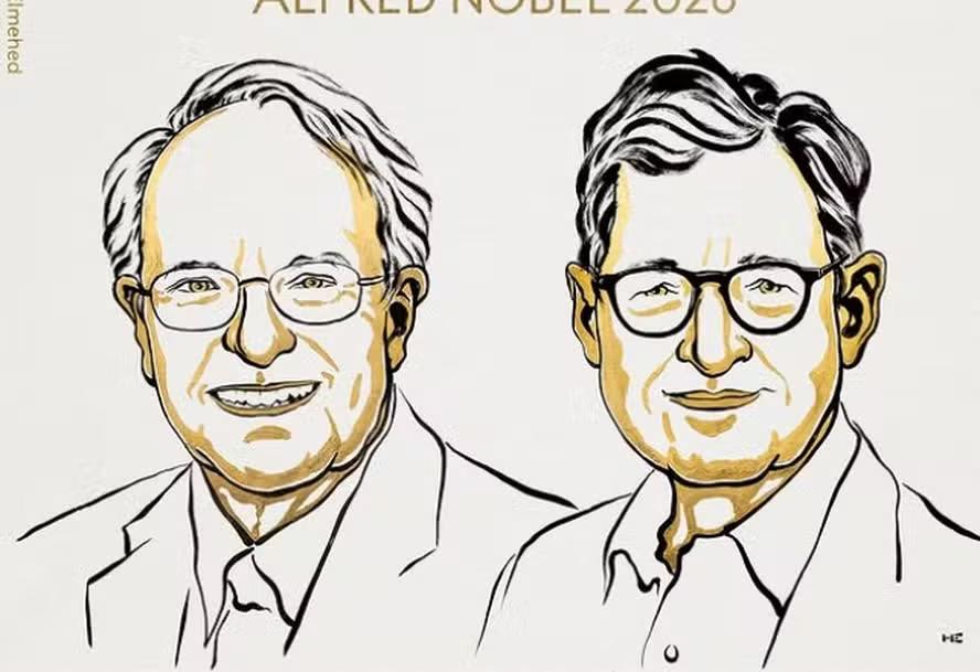 Prêmio Nobel de Economia de 2026 foi concedido aos norte-americanos Robert E. Hall, de Stanford, e Michael Woodford, de Columbia (Divulgação)