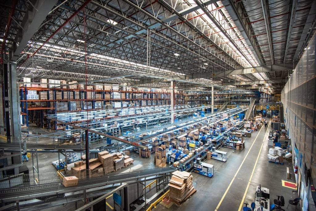 Centro de distribuição em Jundiaí: logística ajudou o Magalu em vendas recordes no segundo trimestre (Germano Lüders/Exame)