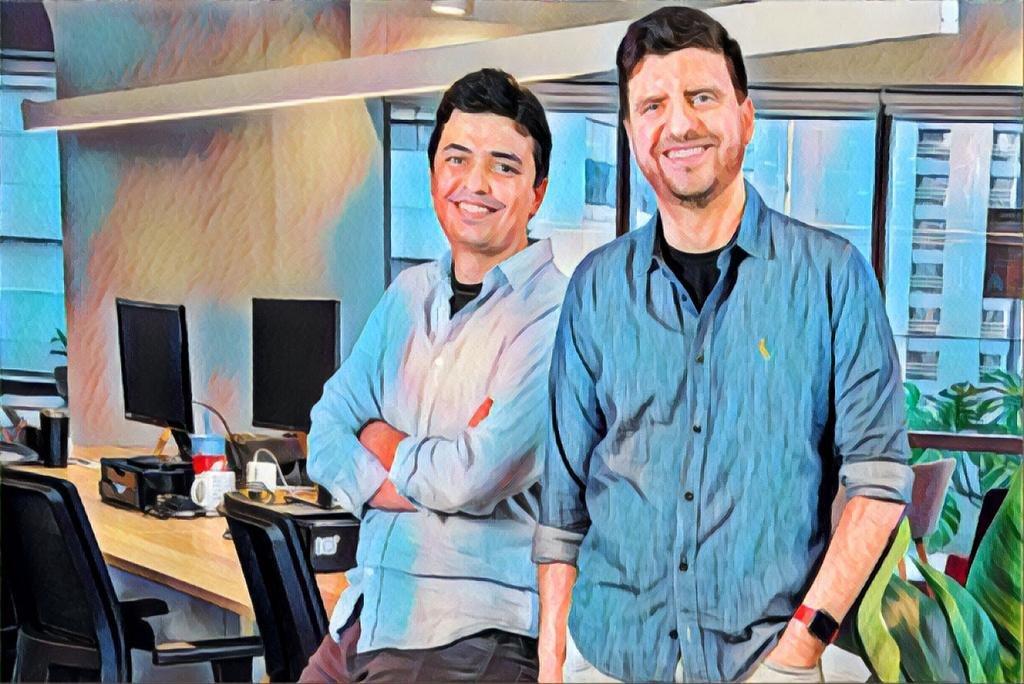 Antonio Rocha e Rodrigo Neves, fundadores da Onze: criada há seis meses, a startup já tem 15 empresas clientes e planeja chegar a 100 até dezembro
 (Onze/Divulgação)