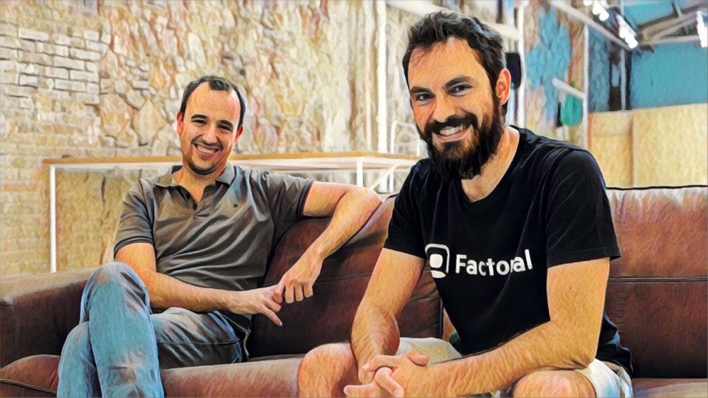 Bernat Farrero e Jordi Romero, fundadores da Factorial: startup começou sua expansão internacional em 2020 e hoje atua em cerca de 65 países
 (Factorial/Divulgação)