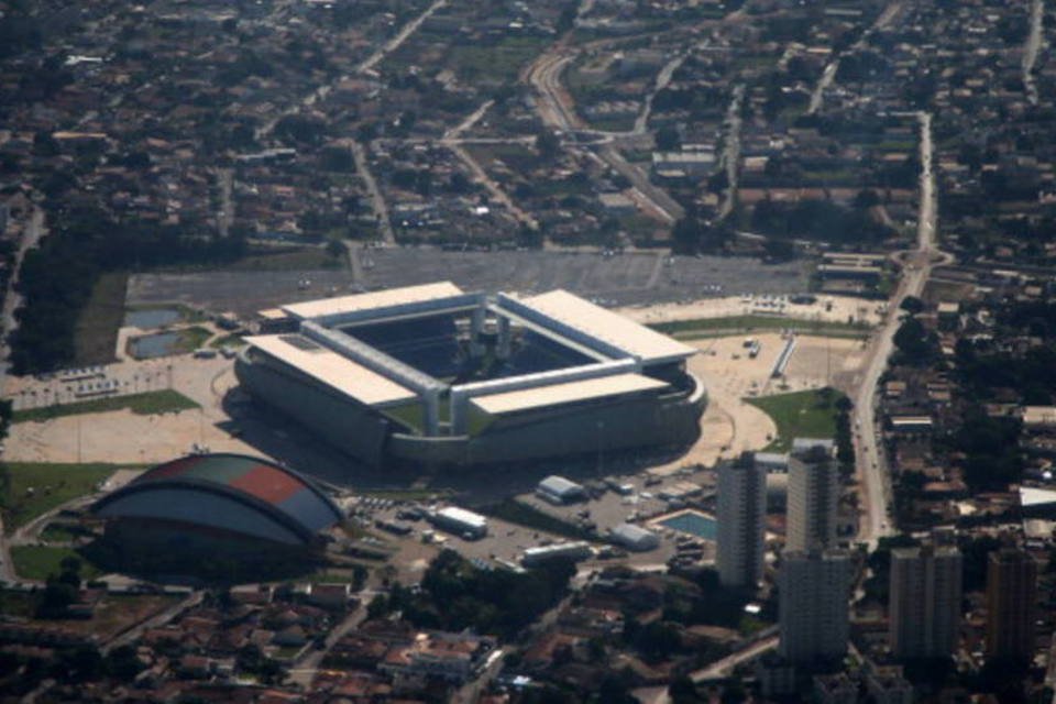 A Arena Pantanal, em Cuiabá, Mato Grosso