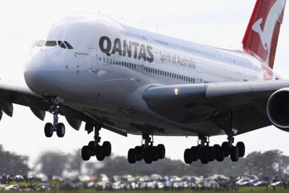 Avião da Qantas