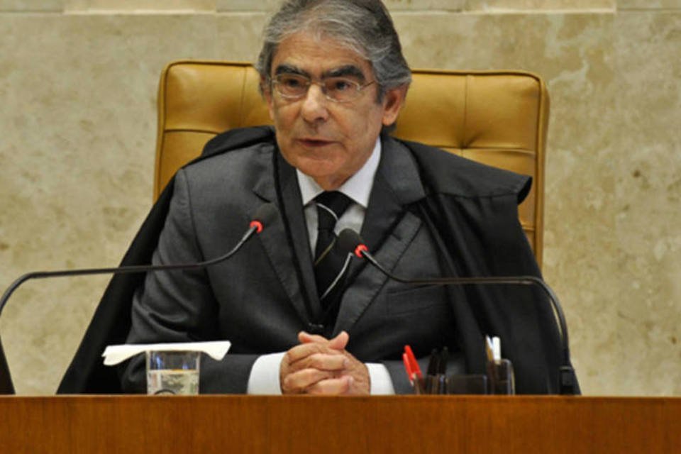 O presidente do Supremo Tribunal Federal (STF), Carlos Ayres Britto