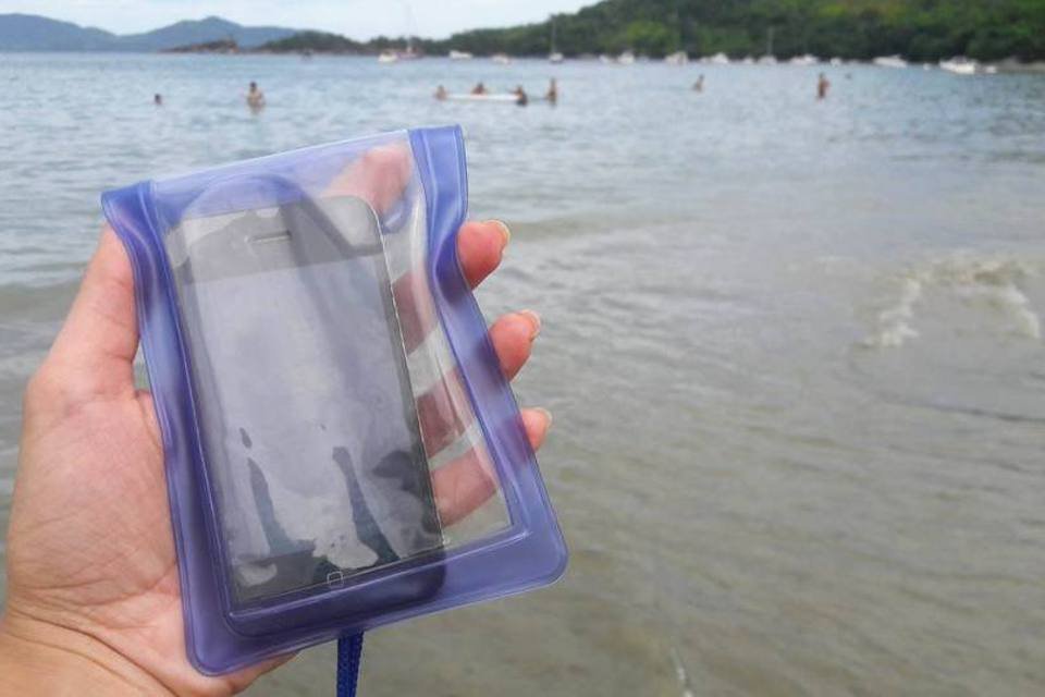 tenuta lungo Corda capa para nao molhar celular Amarezza Intuizione  Fantastico