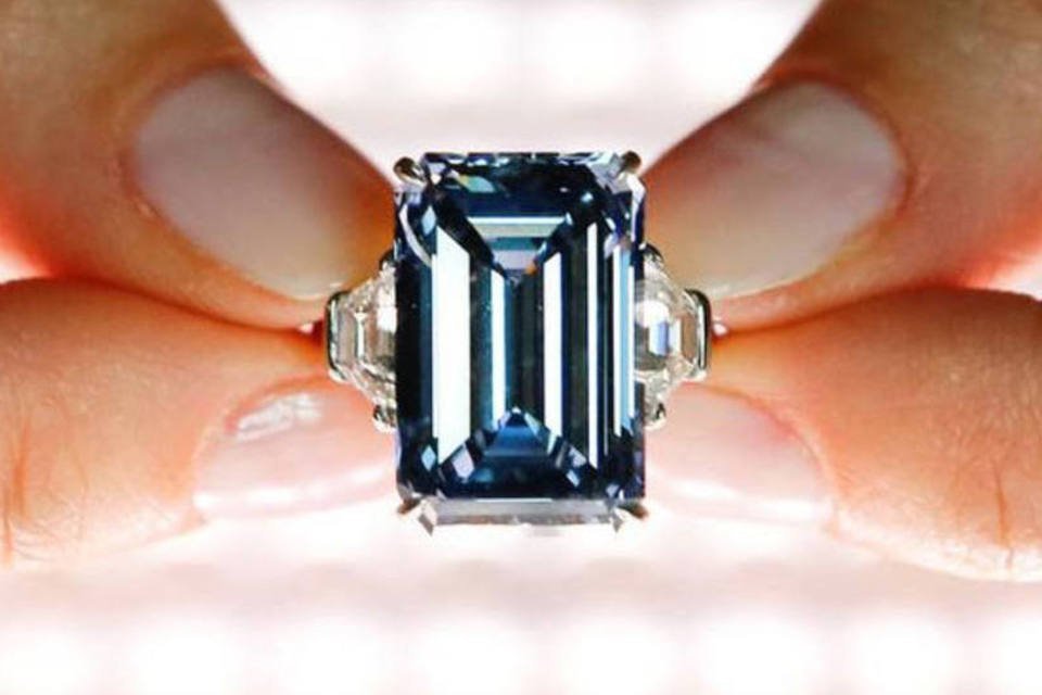 Venda De Diamante Azul Por Us 57 6 Mi Bate Novo Recorde Exame