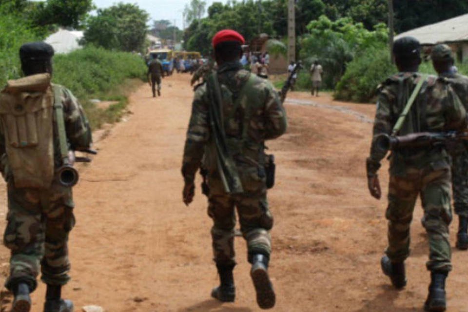 Soldados em Guiné-Bissau