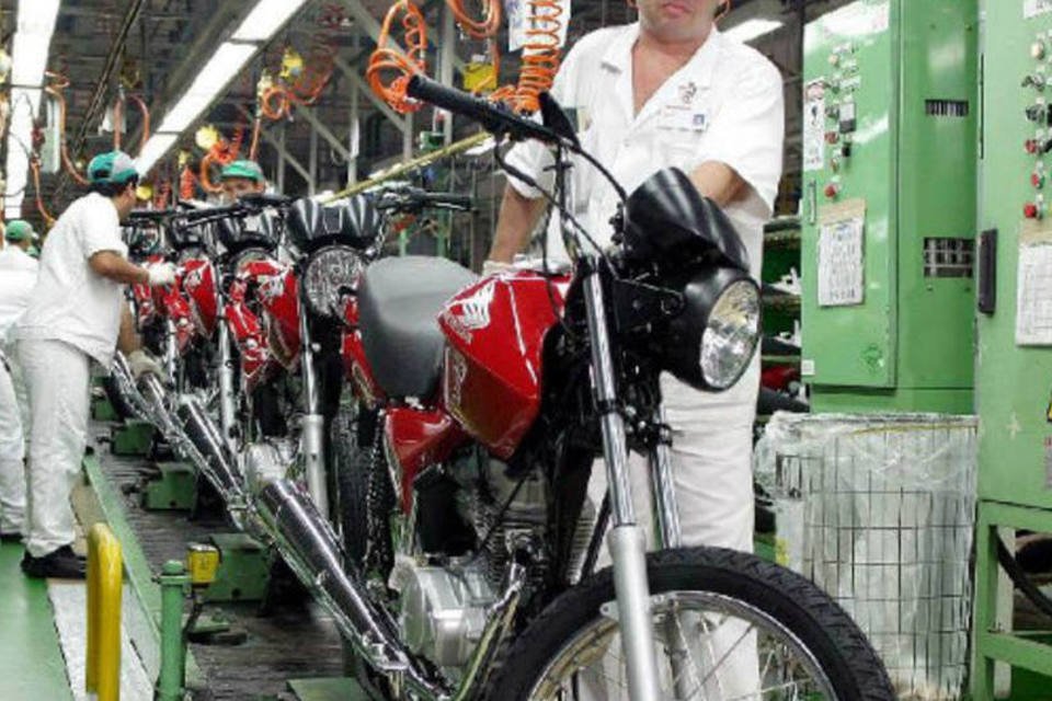 Fábrica de motos da Honda no Brasil