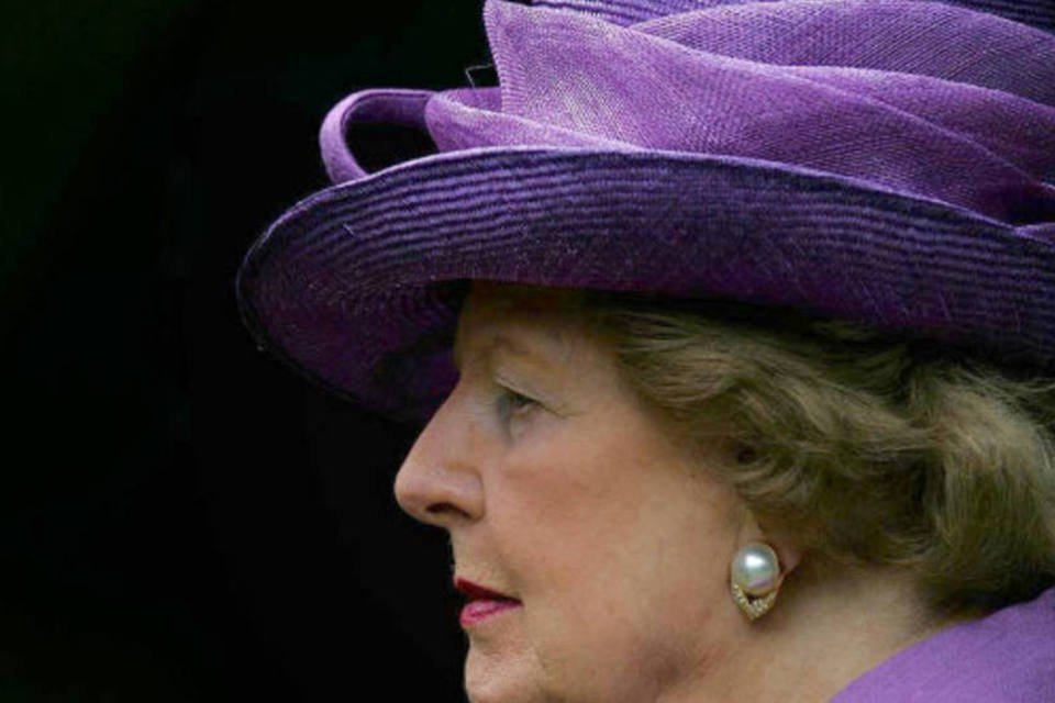 A ex-primeira-ministra do Reino Unido, Margaret Thatcher, em foto de 2007