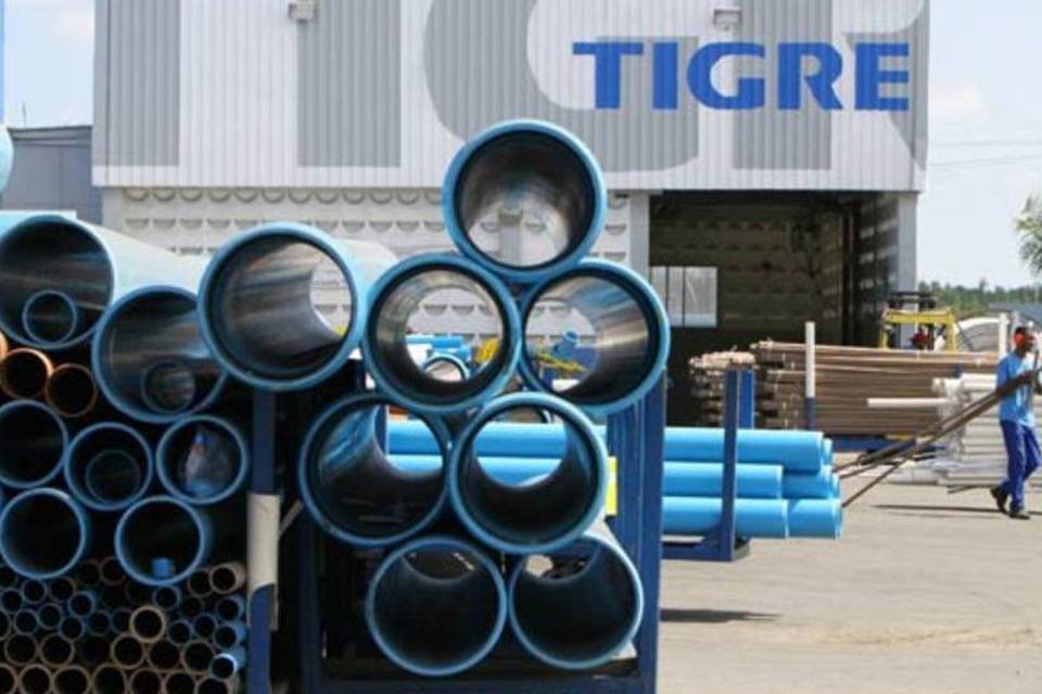 Fábrica de tubos e conexões da Tigre
