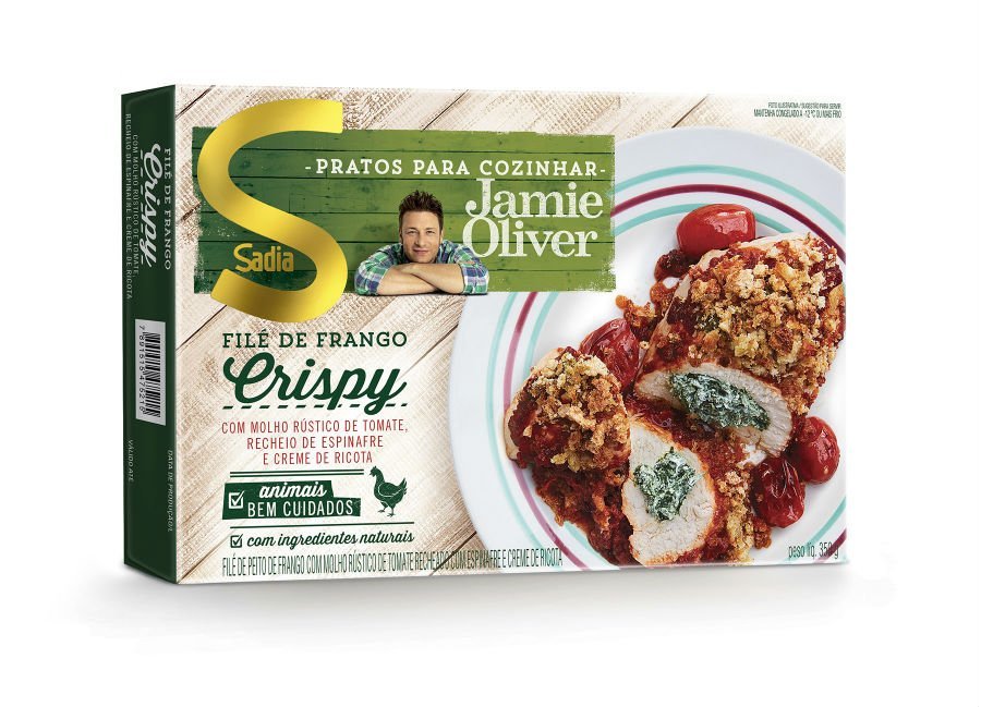 Novo produto da Sadia em parceria com Jamie Oliver