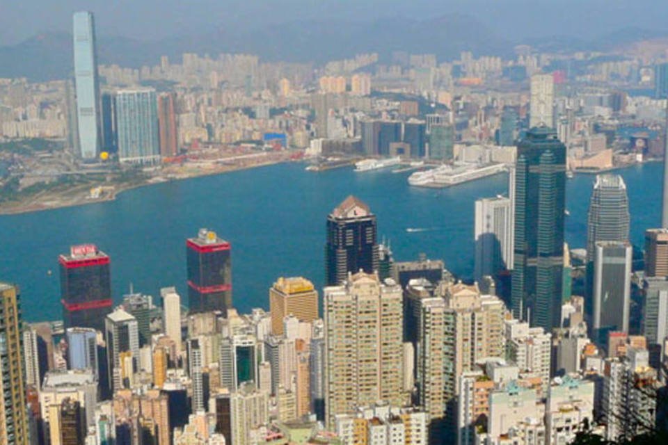 Vista de Hong Kong da Pollock's Path