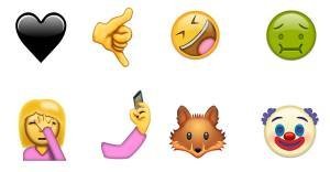 Novos emojis da Apple