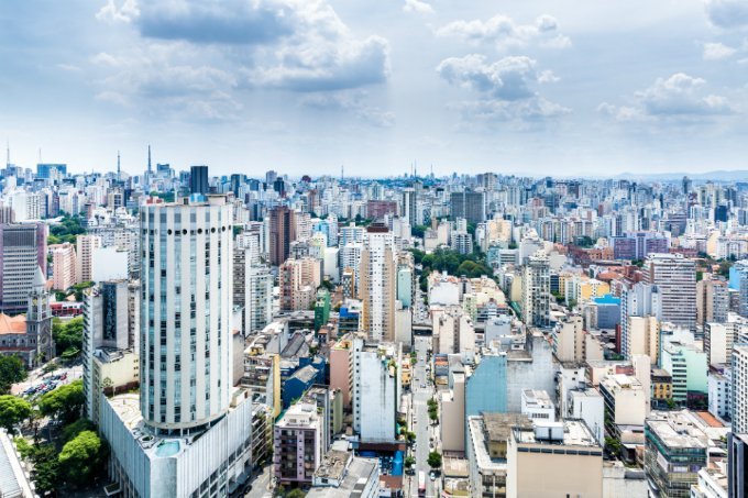 Cidade de São Paulo, no Brasil