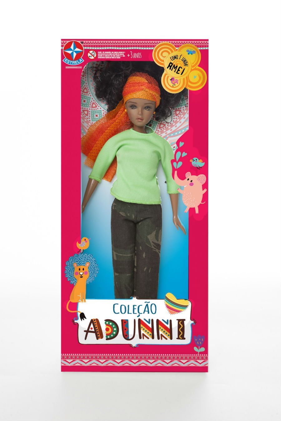 Boneca Estrela da coleção Adunni: coleção exclusiva com bonecas negras