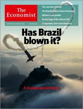 Capa da "The Economist" de 2013