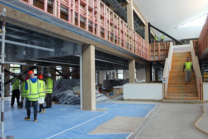Prédio em fase final de construção do Ara Institute of Canterbury: inauguração prevista para os próximos meses