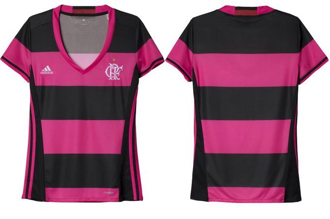 Camisa lançada pelo Flamengo e pela Adidas para o Dia da Mulher