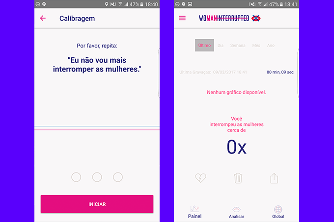 Woman-interrupted app