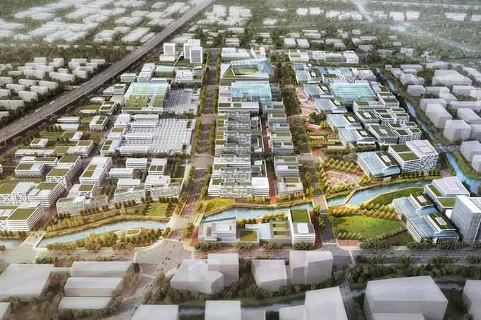 Projeto do Sunqiao Urban Agricultural District