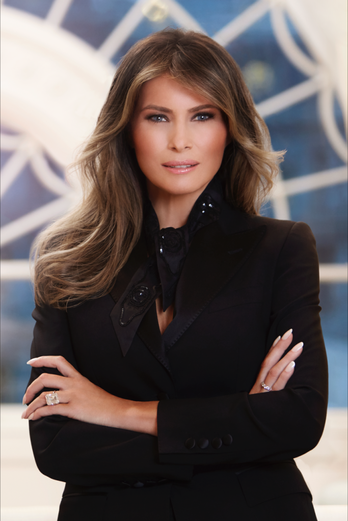 Foto oficial da primeira-dama dos Estados Unidos, Melania Trump