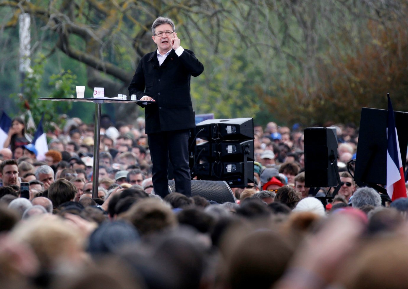 Jean-Luc Mélenchon, candidato à presidência da França