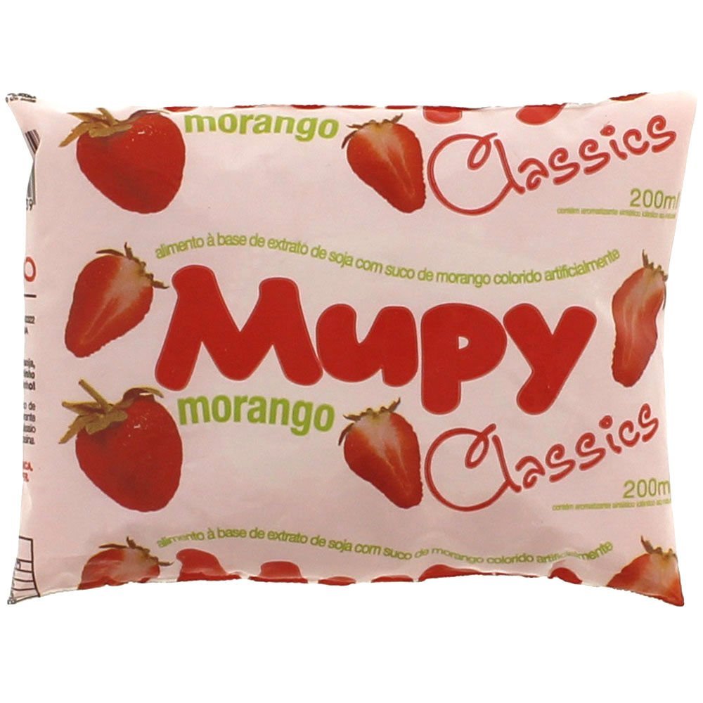 Antiga embalagem de Mupy: marca renovou sua identidade visual
